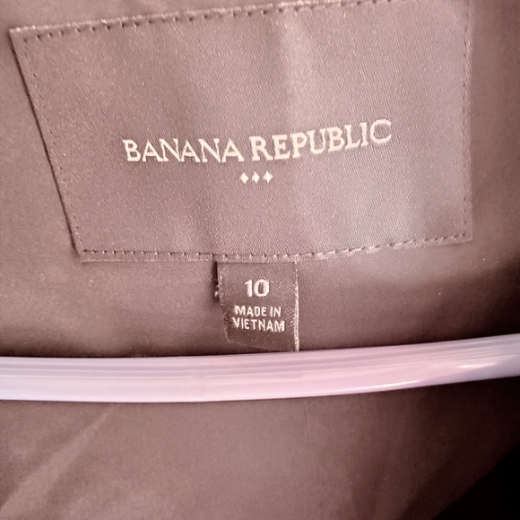 Banana Republic Women's Dark Navy Spotted Knit Blazer size 10 - Picture 2 of 6